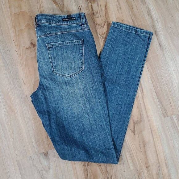 🔹️Lauren Conrad Blue Distressed Skinny Jeans Size 6/28 - Picture 8 of 10